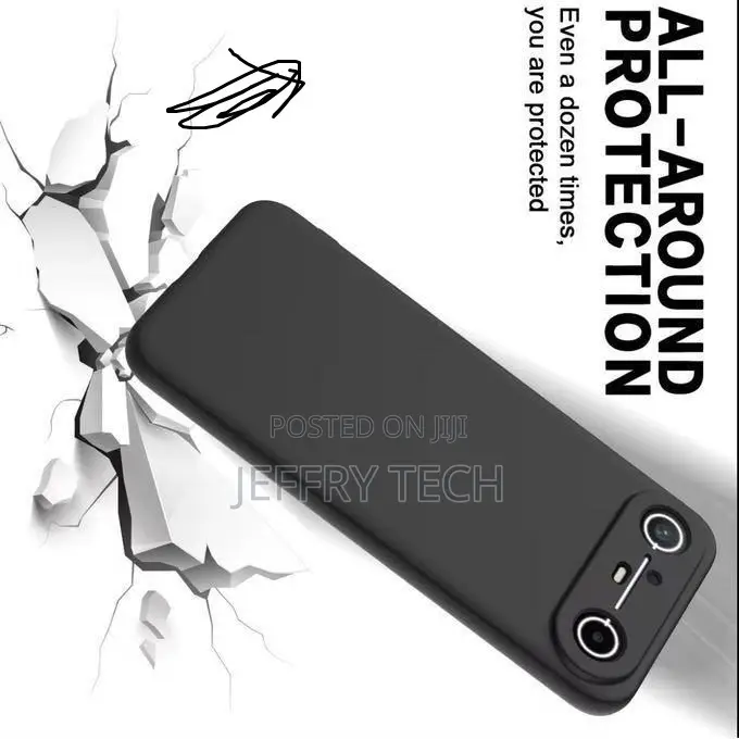Spark Slim Luxury Shockproof Silicone Case Black