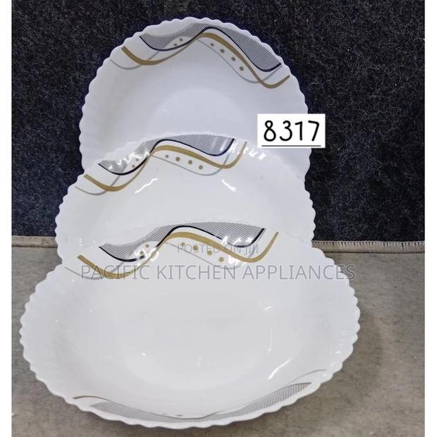 SUNDABESTS 6 PCS Unique Dinner Deep Plates - main view