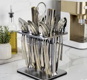 Aura Dual-Tone Luxury 24 PCS Cutlery Set