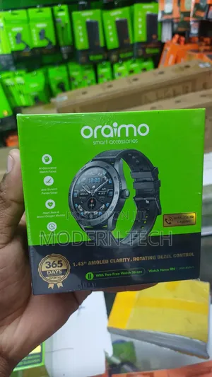 Oraimo Watch Nova RN 1.43'' Amoled Rotating Bezel Control Watch