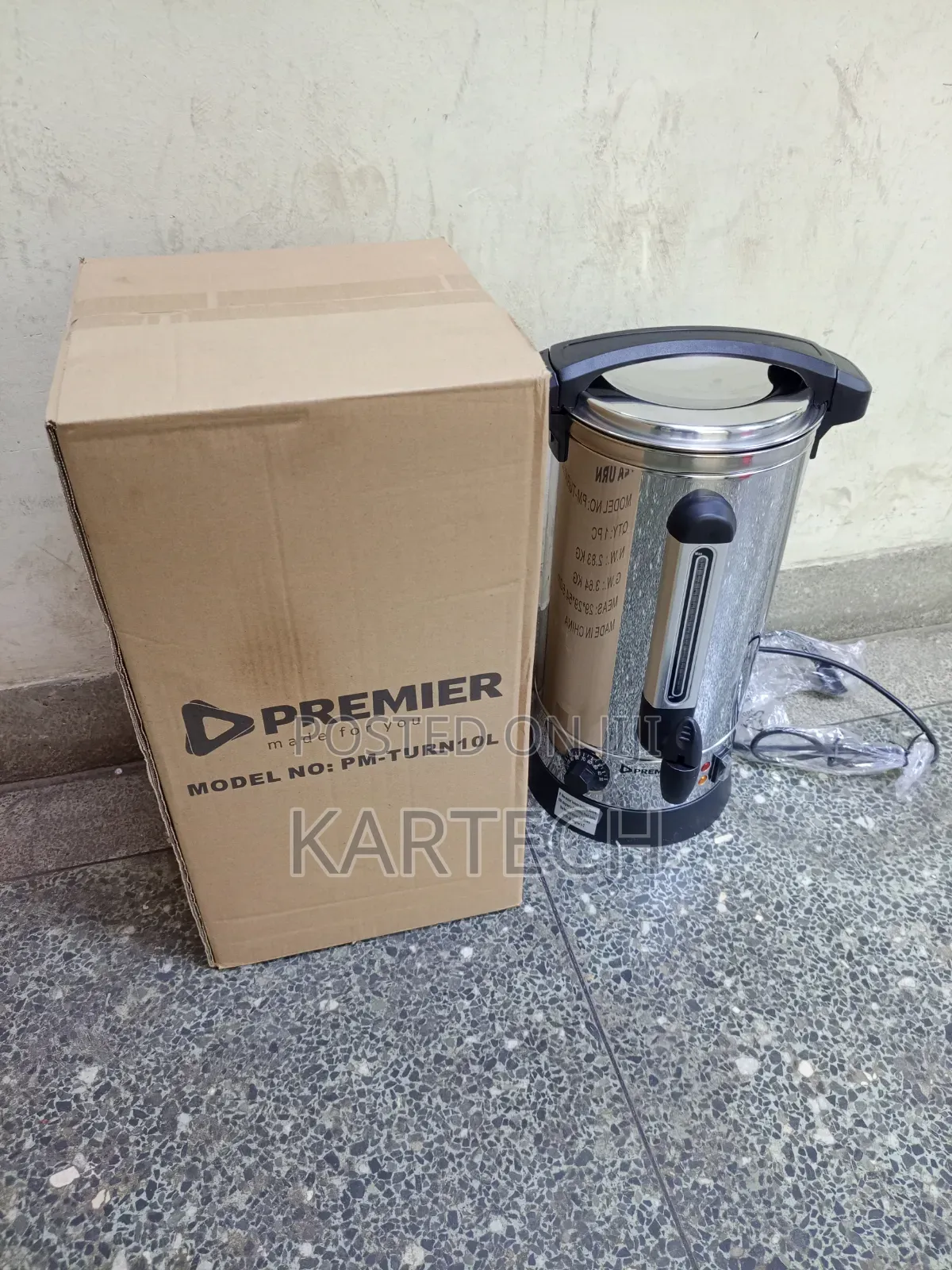 Premier 14L Electric Tea Urn 2500W With Keep-Warm Function