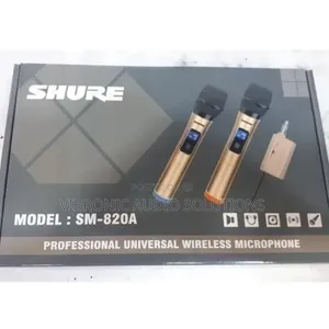 Shure SM-820A Professionl Wireless Microphone