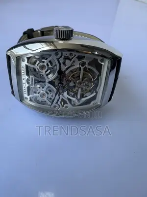 Frank Muller Skeleton Stainless Steel Watch