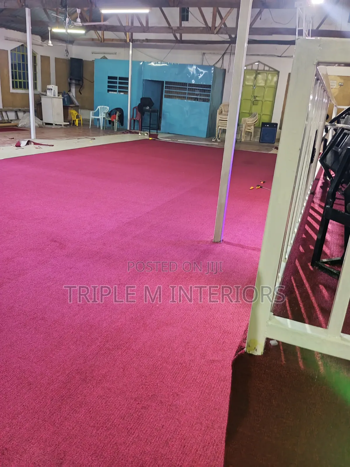 Quality Wall to Wall 4mm Delta Carpet for Home, Churches, Boardrooms