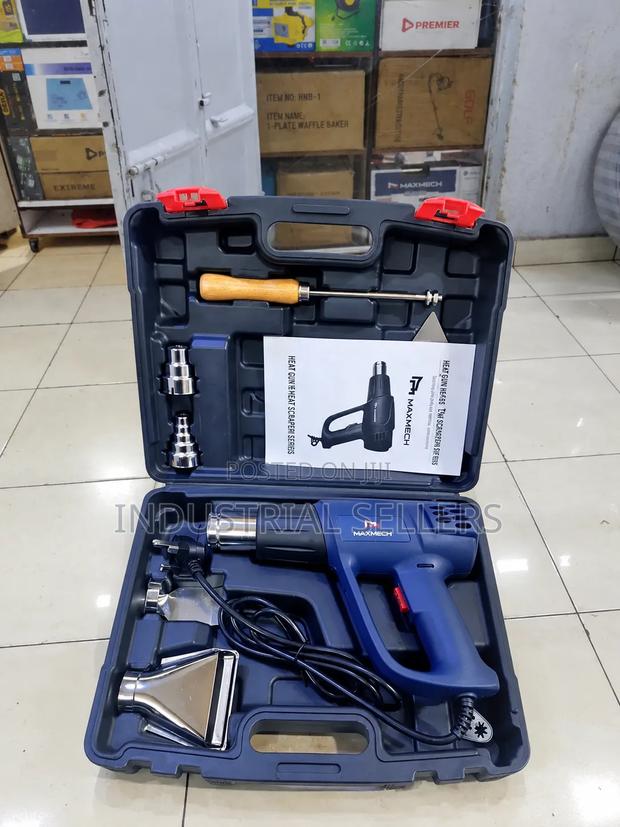 MAXMECH Heat Gun Kit – Electric Heat Gun With Nozzles Carrying Case