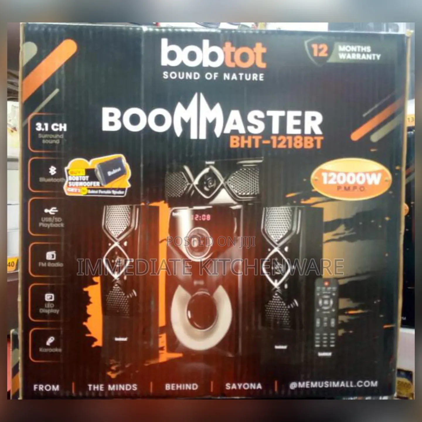 Sayona Boommaster
BHT-1218bt 
12000w