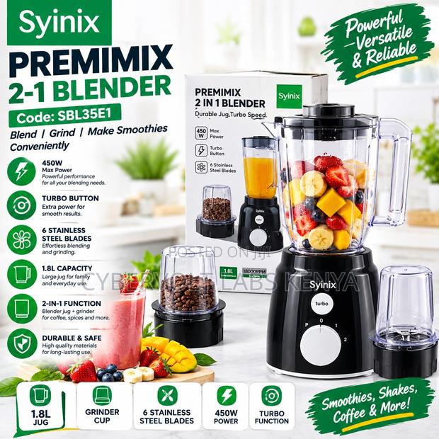 Syinix Prememix 2-1 Blender Code: SBL35E1