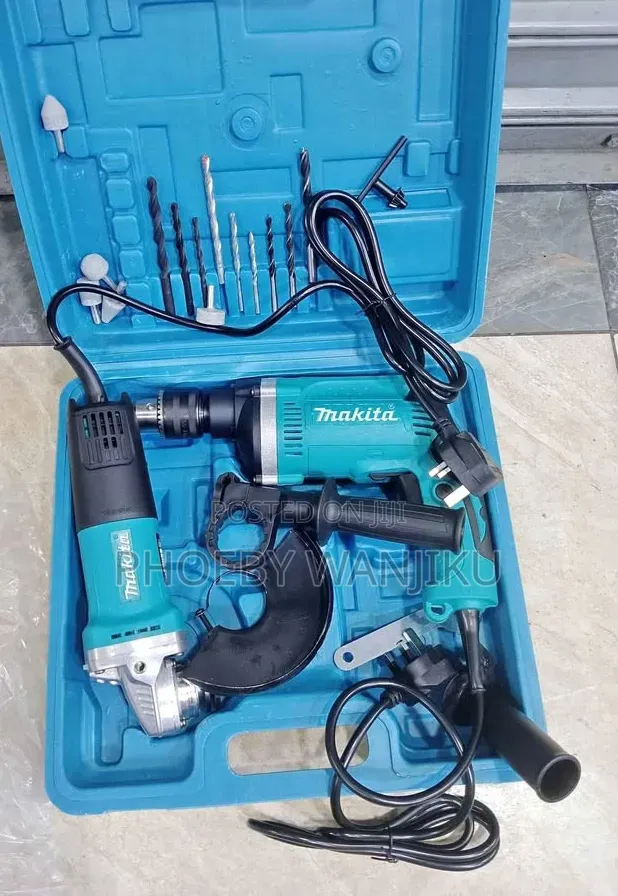 Makita Combo Set Angle Grinder +Drill
