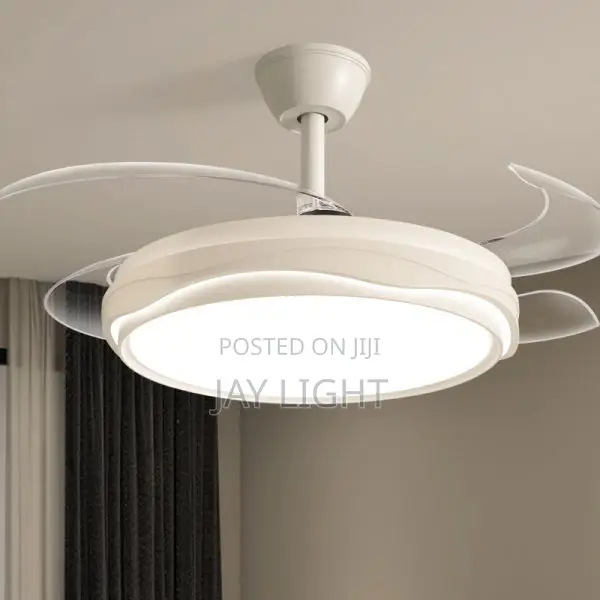 LED Ceiling Fan Light Modern Simple Multi-Color Temp Bedroom Light