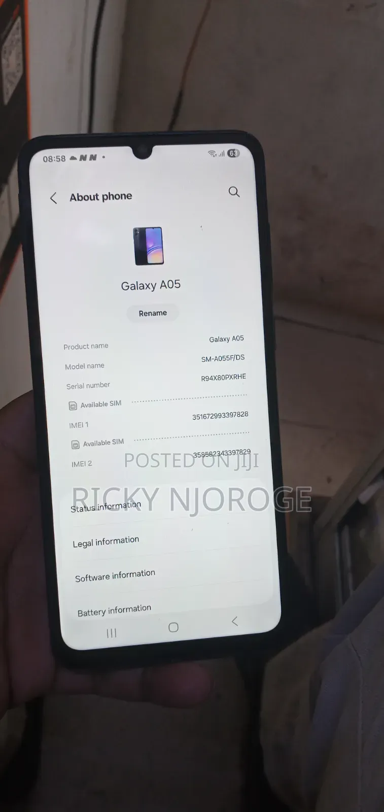 Samsung Galaxy A05 64 GB Blue