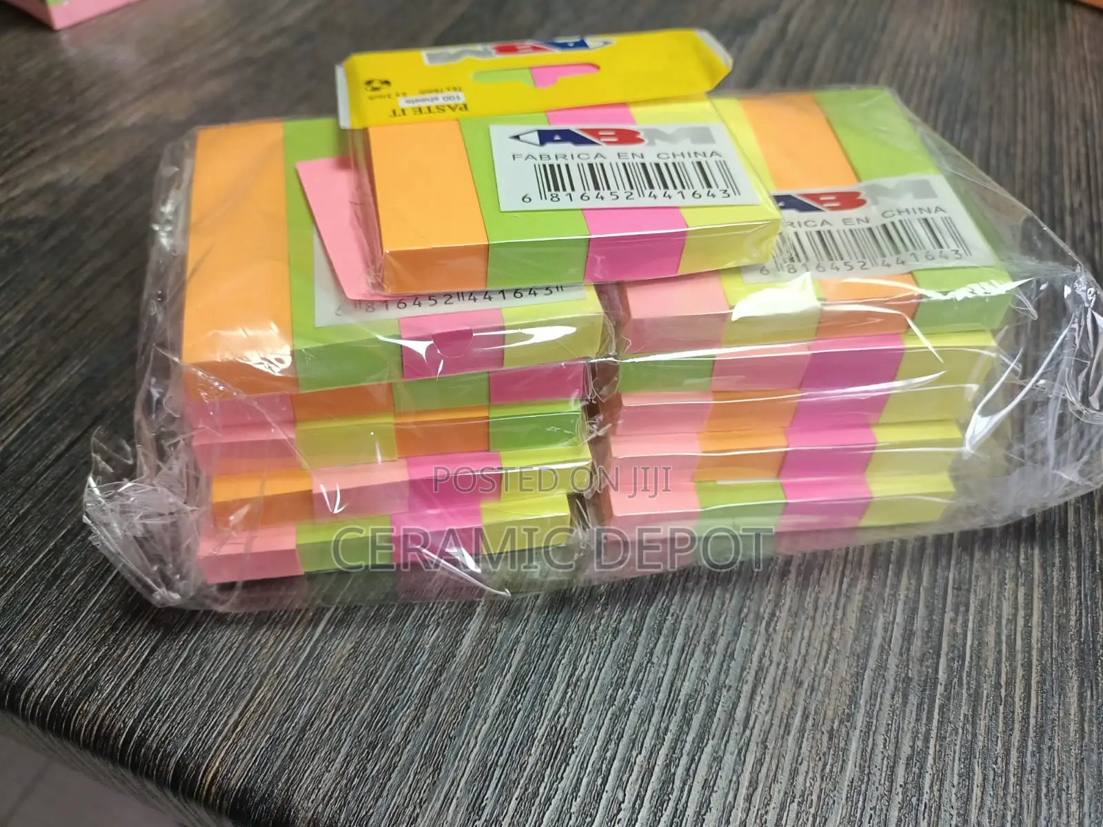 Sticky Note Pad Ecopack -Pack of 12 Multicolour