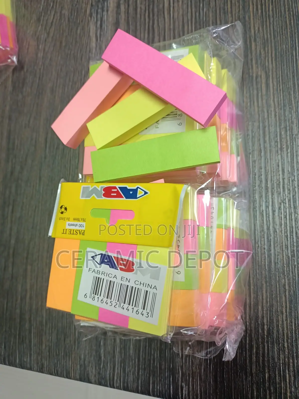 Sticky Note Pad Ecopack -Pack of 12 Multicolour