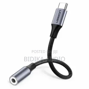 UGREEN AV142 USB C to 3.5mm Jack Female Cable 10cm -Gray