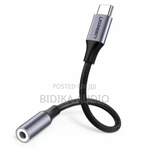 UGREEN AV142 USB C to 3.5mm Jack Female Cable 10cm -Gray