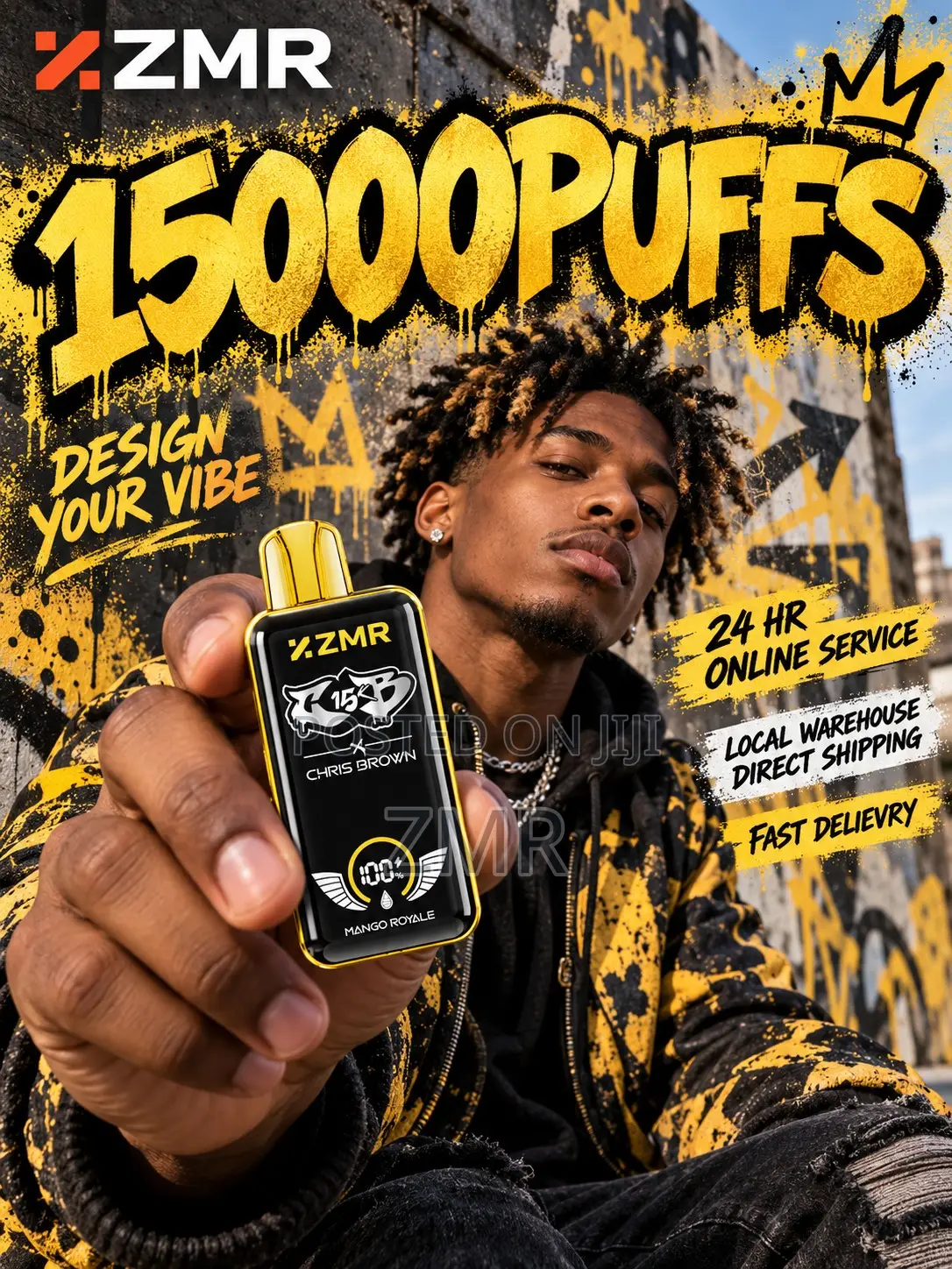ZMR R15 Mango Royale Disposable Vape – 15,000 Puffs
