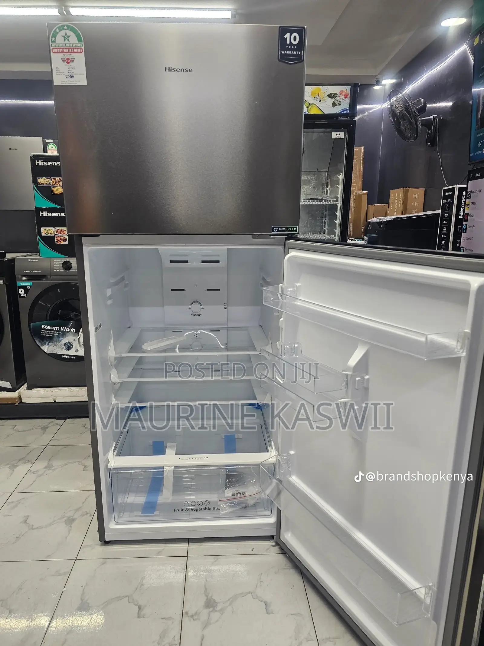 Hisense 424L Top Mount Freezer REF418Dr
