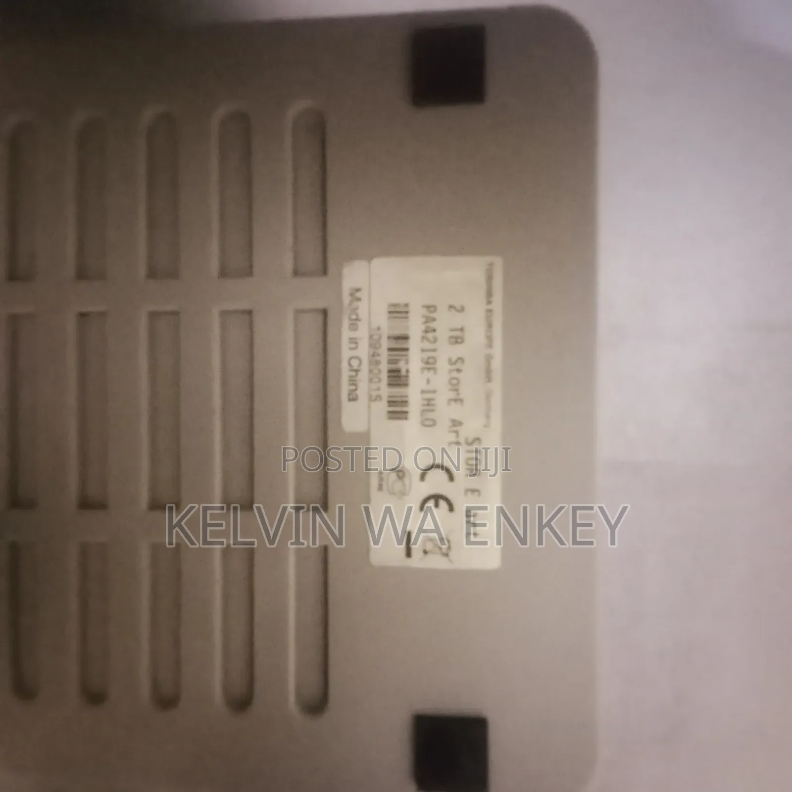 Toshiba 2 TB Harddisk. HDD Perfect for Dascam Video Storage