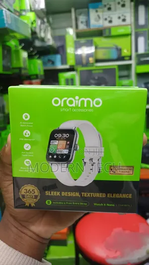 Oraimo Watch 6 Nano 1.52" Smartwatch – IP68 Waterproof