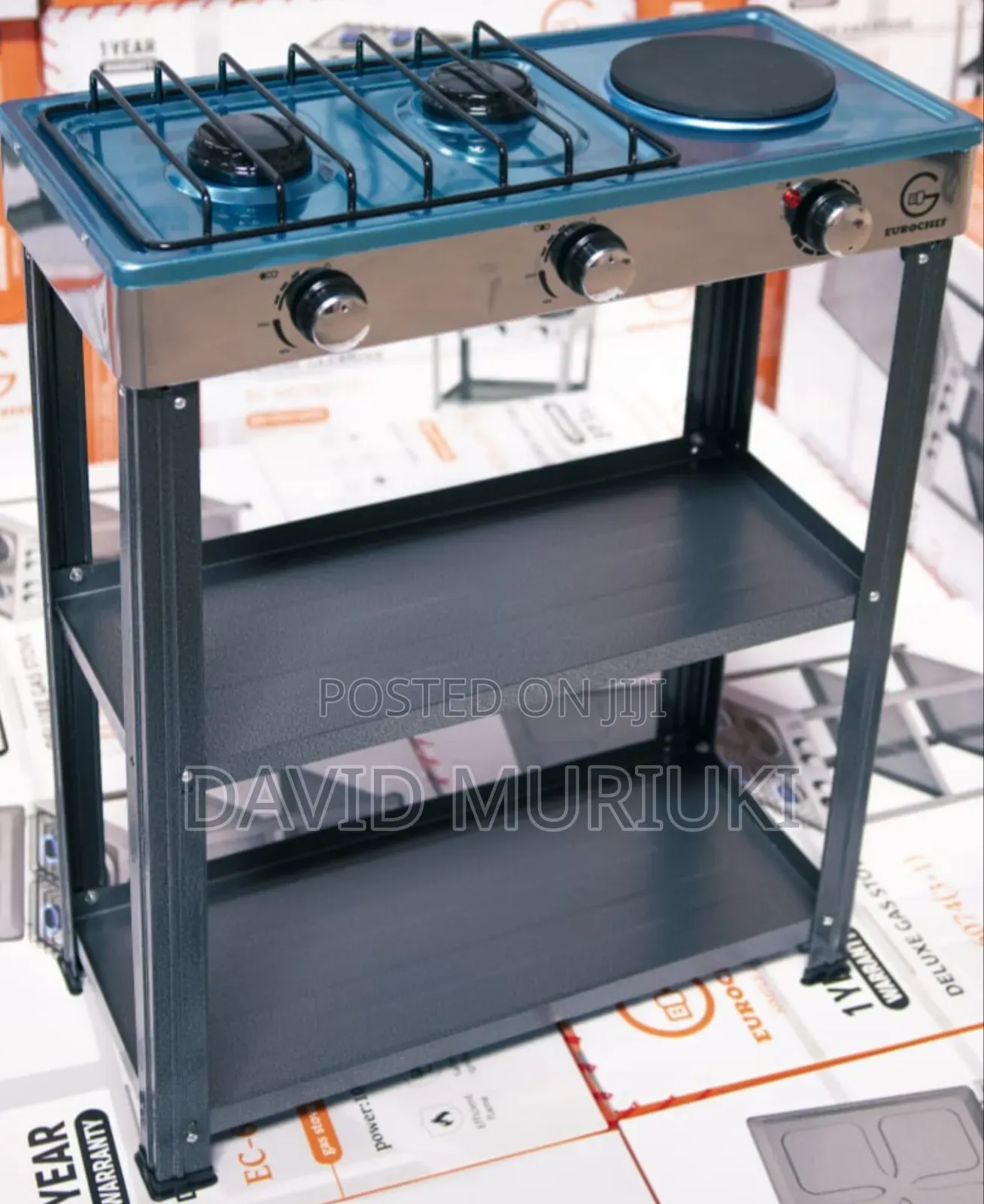 Eurochef 2+1 With Shelves