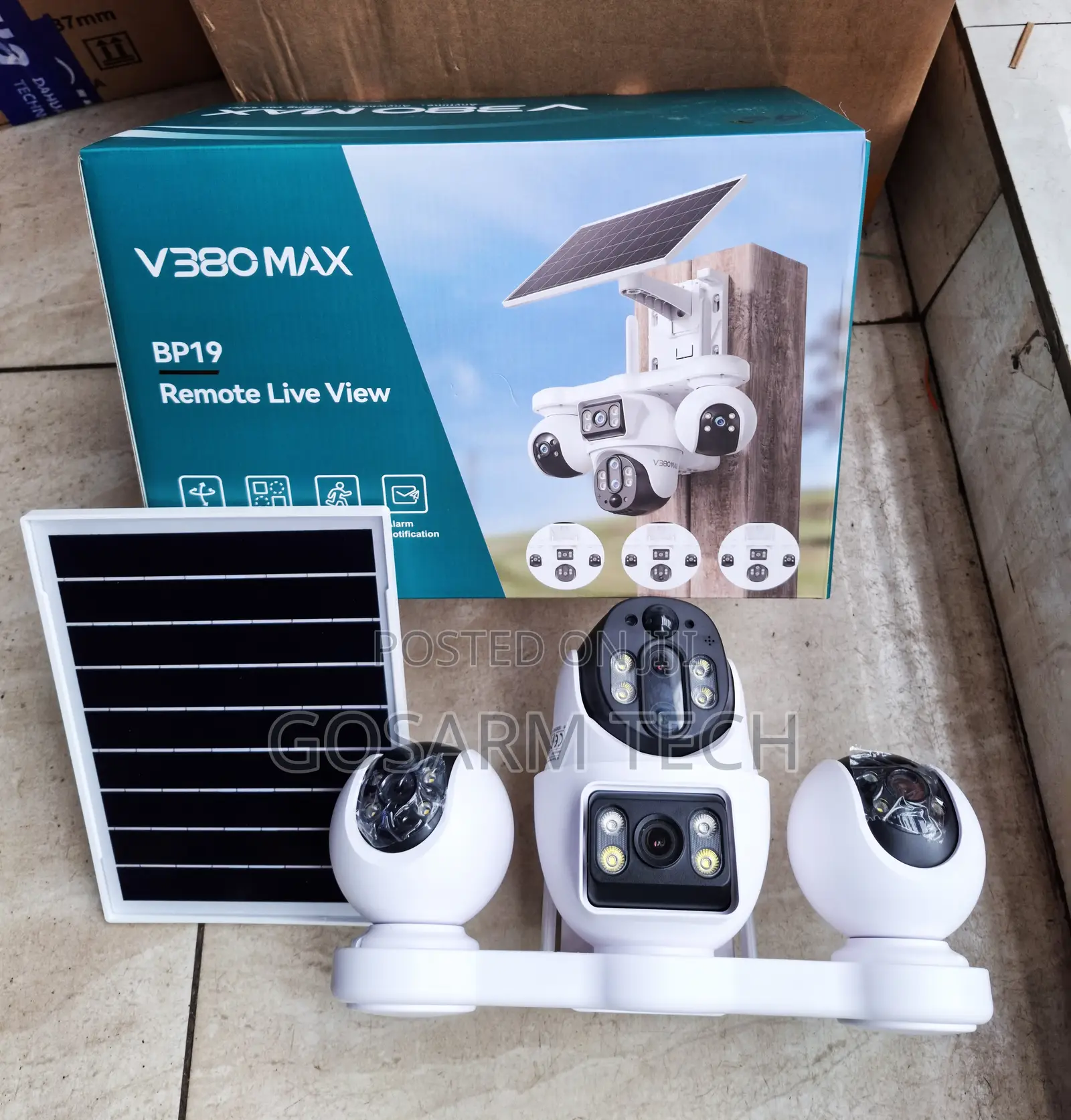 8MP 4G Solar-Powered 4 Lens PTZ Security Camera With 24/7 Monitoring