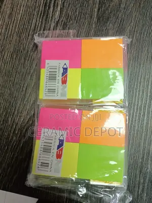 Multicolour Sticky Note Pads – Ecopack -12 Sets Each Has 4 Pieces