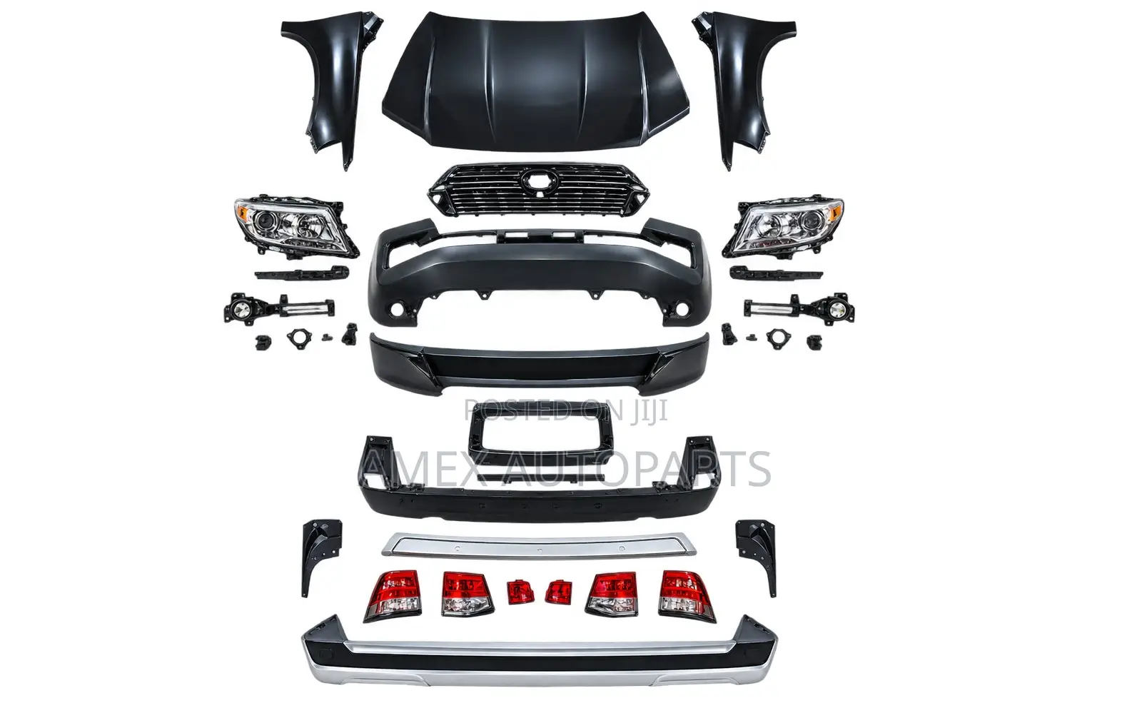 Full Facelift Kit Toyota Land Cruiser FJ200 2008/2012 to Make 2016