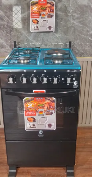Euroken Free Standing (50BY55) 3 Gas Burner +1 Electric Cooker