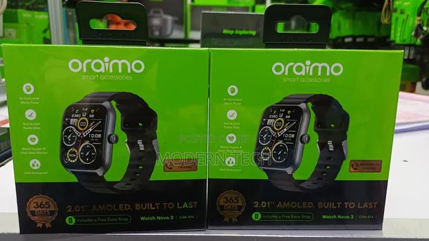 Oraimo Watch Nova 2 2.01" AMOLED IP68 Curved Touchscreen Smart Watch