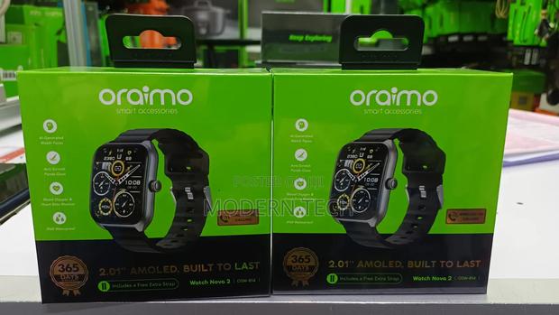 Oraimo Watch Nova 2 2.01" AMOLED IP68 Curved Touchscreen Smart Watch - thumbnail 2
