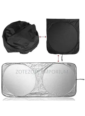 Foldable Car Sunshade – Front Windshield Sun Heat Reflector Protector