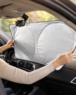 Foldable Car Sunshade – Front Windshield Sun Heat Reflector Protector