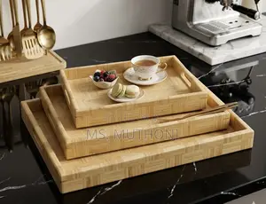 3 in 1 Versatile Bamboo Serving Trays
