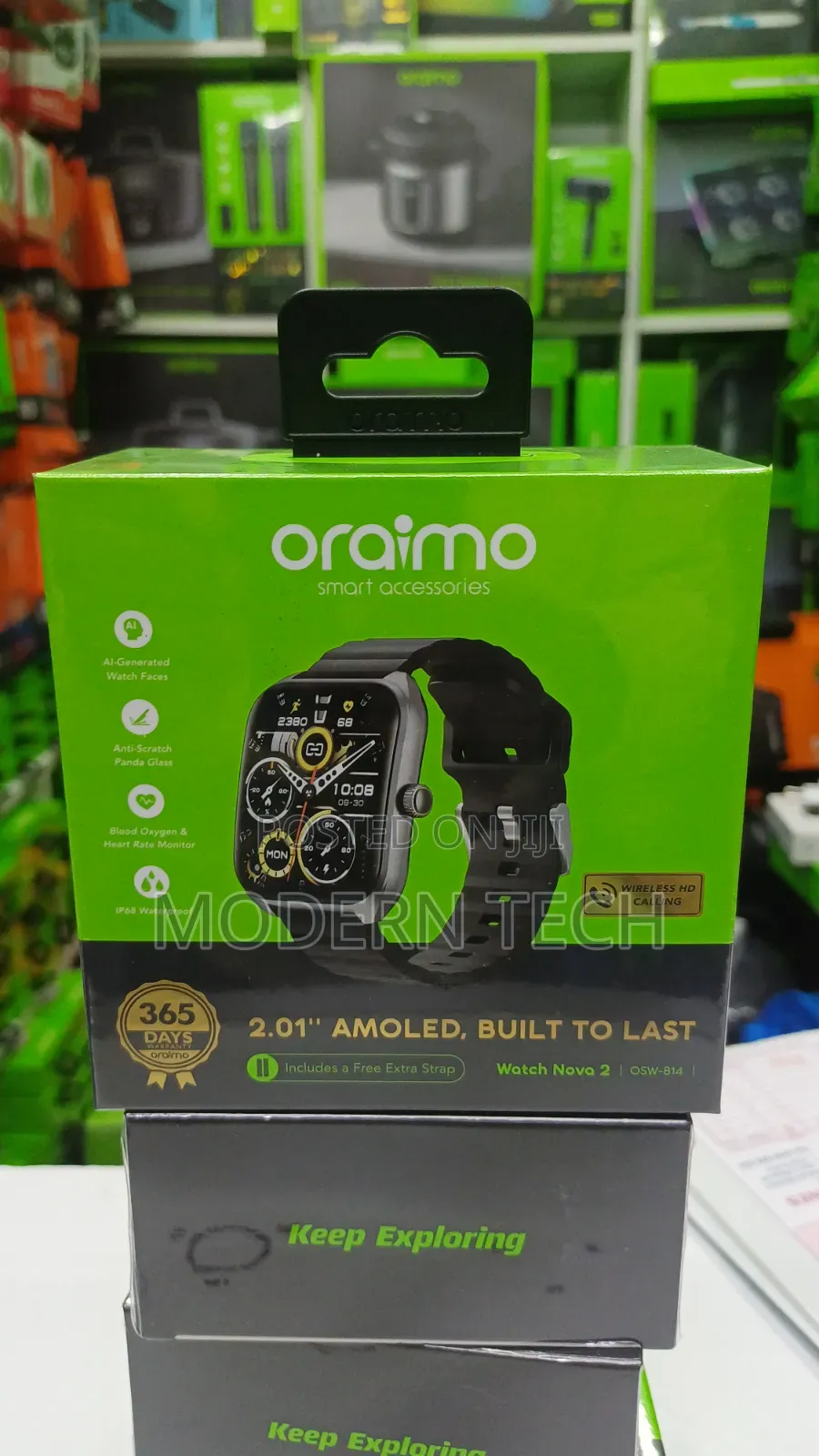 Oraimo Nova 2 2.01" AMOLED IP68 Smart Watch