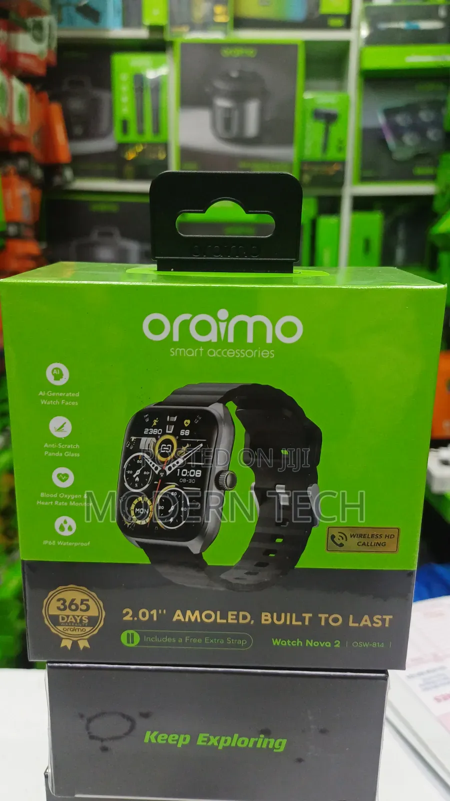 Oraimo Nova 2 2.01" AMOLED IP68 Smart Watch