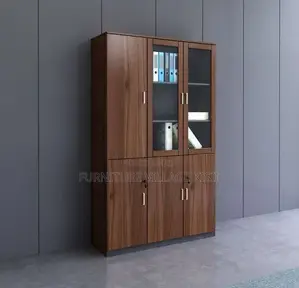 Office Cabinet; 3-Door Wooden Filing Cabinet