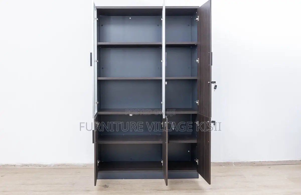 Office Cabinet; 3-Door Wooden Filing Cabinet