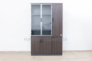 Office Cabinet; 3-Door Wooden Filing Cabinet