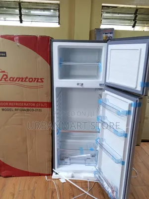 Ramtons 213L 2 Door Refrigerator Silver