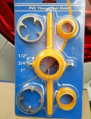 6-Piece Manual PVC Pipe Threading Tool Kit