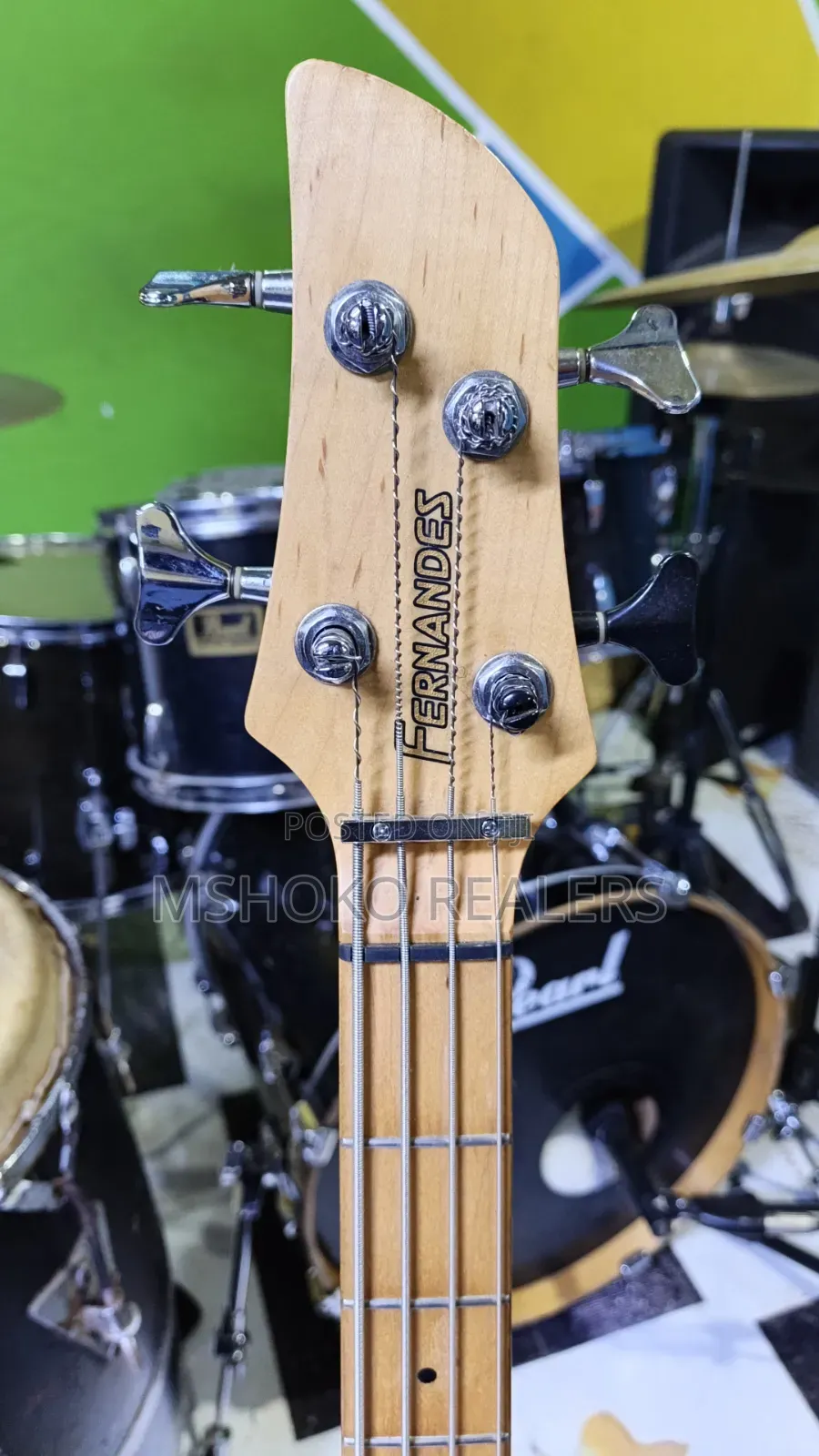 4 String Bass Guitar Produced by the Japanese Brand Fernandes Guitars.