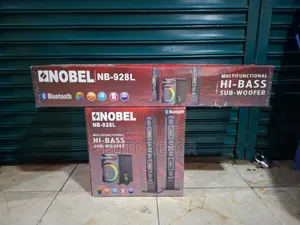 Nobel NB-928L Hi-Fi Tall Boy Woofer | Bluetooth | RGB Lights
