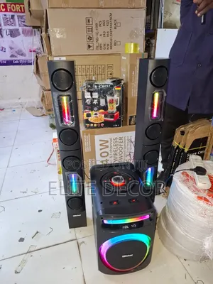 Nobel NB-928L Hi-Fi Tall Boy Woofer | Bluetooth | RGB Lights