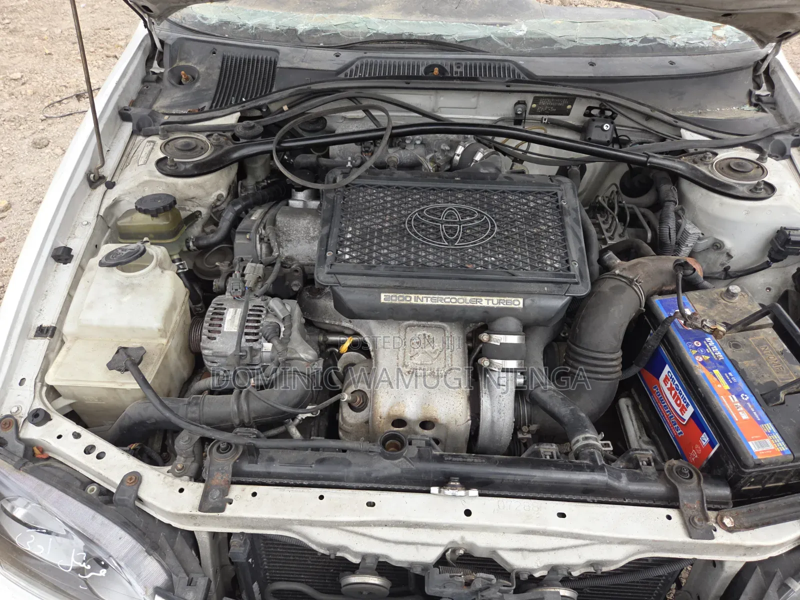 Caldina 3sgte Half Cut and Engine