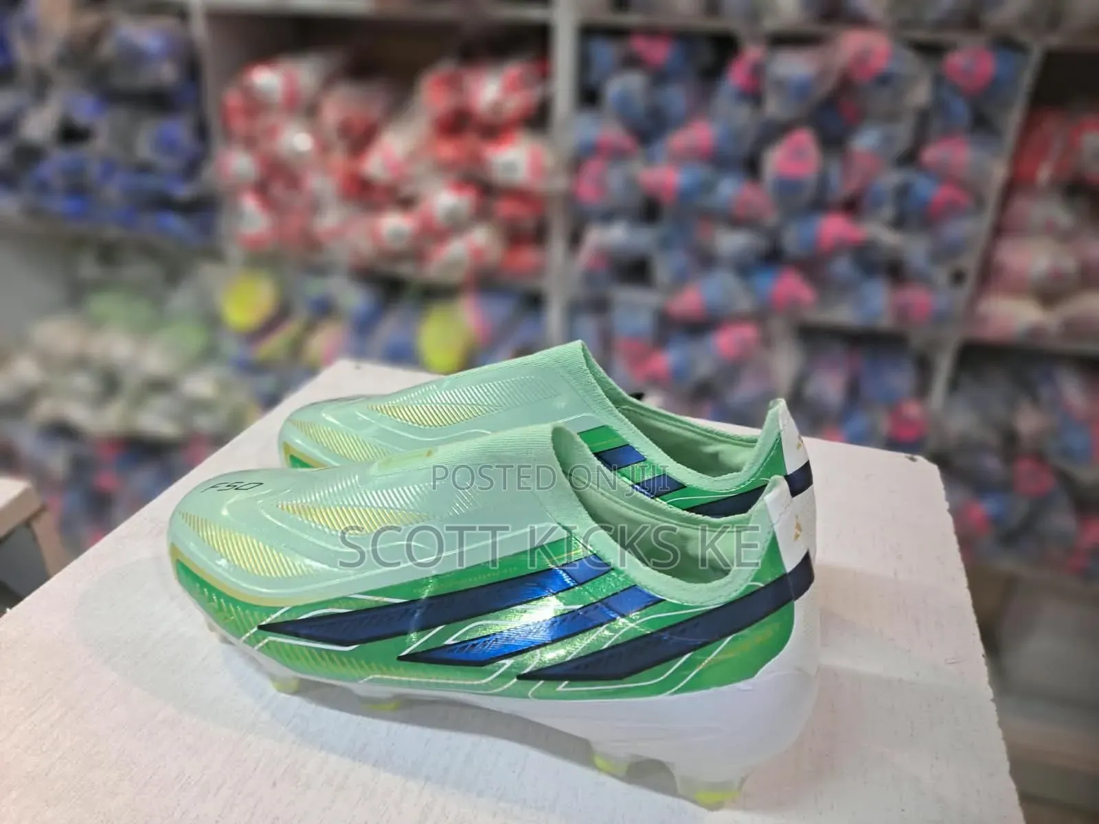 Adidas F-50 Hyperfast Elite Laceless FG Mint