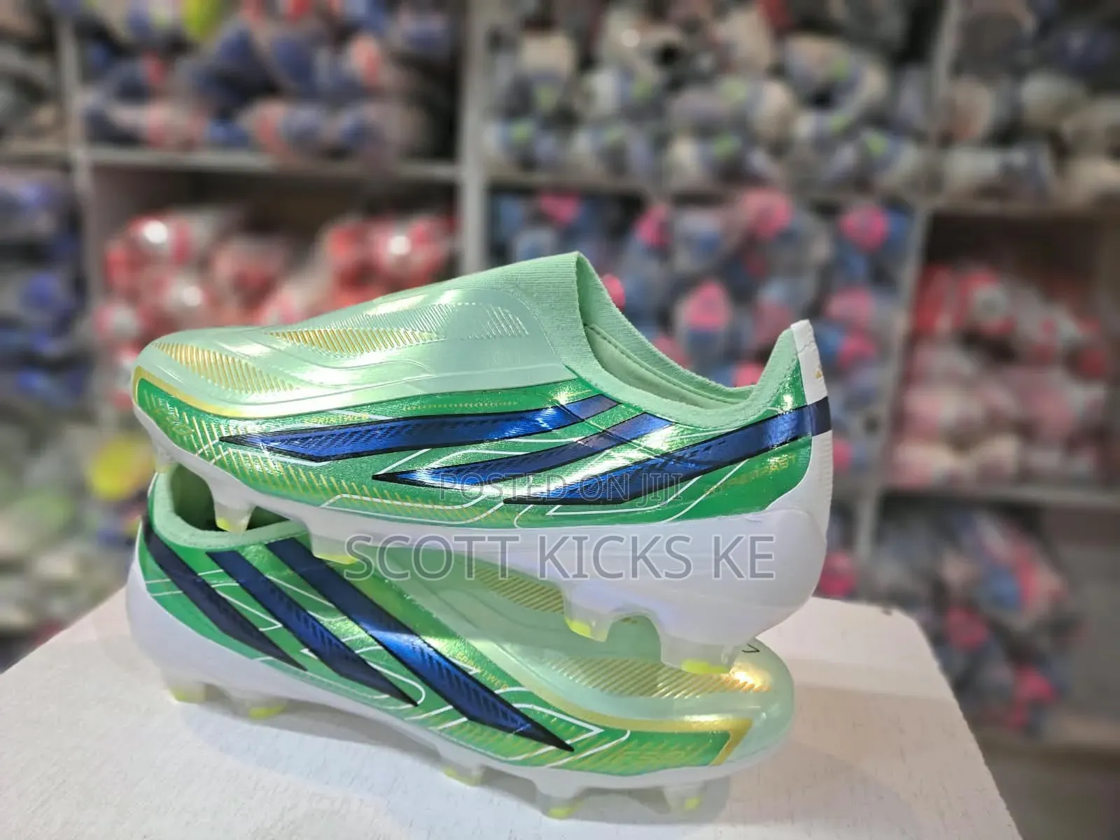 Adidas F-50 Hyperfast Elite Laceless FG Mint