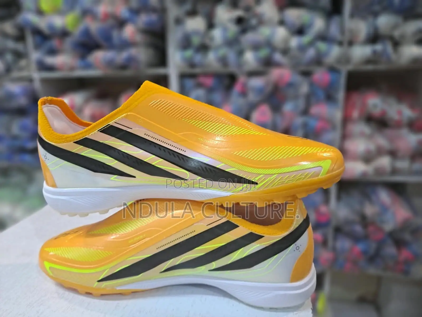 Adidas F50 Hyperfast Pro Laceless Turf Soccer Shoes