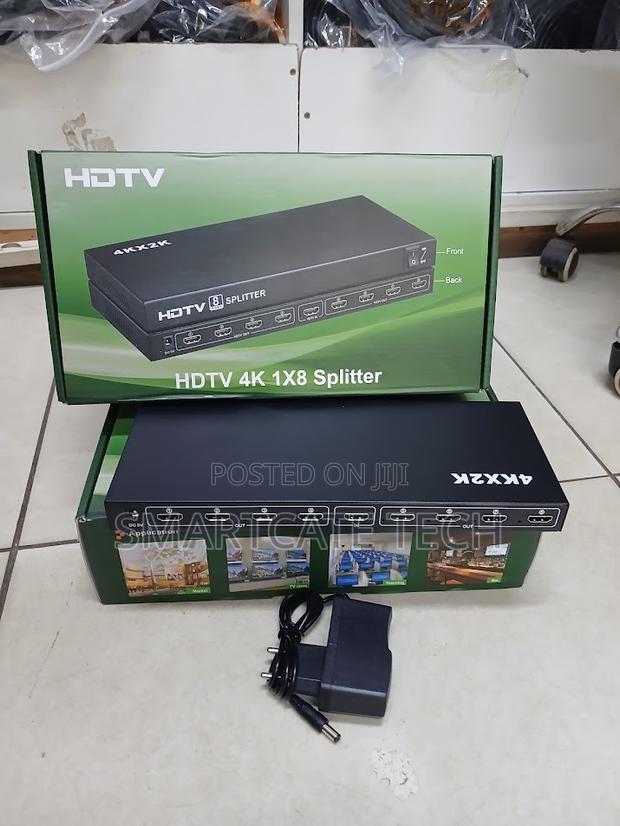 1x8 HDMI Splitter 1080P Full HD – 8 Way HDMI Signal Amplifier