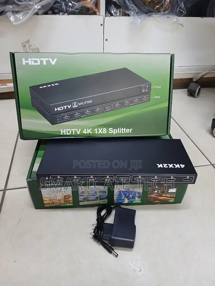 1x8 HDMI Splitter 1080P Full HD – 8 Way HDMI Signal Amplifier