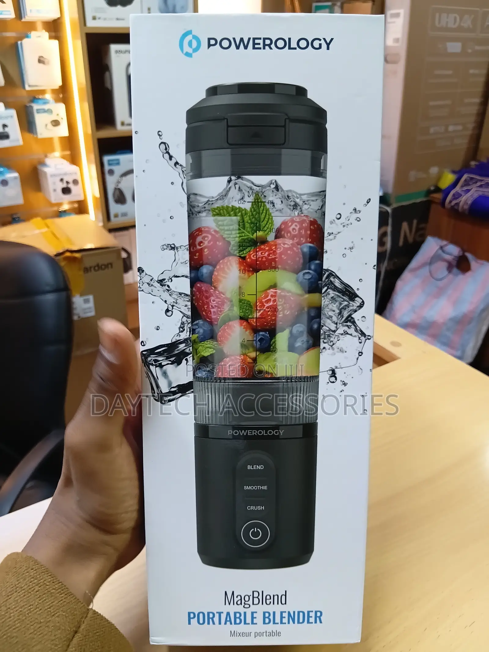 Powerology Magblend Portable Blender 18000 RPM Motor Speed 180W.