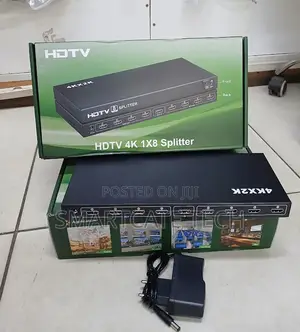 8 Port HDMI Splitter 1x8 – Full HD 1080P Audio Video Distributor